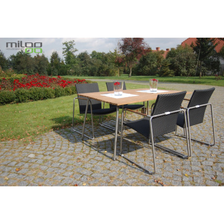 Stół ogrodowy PORTOFINO 150X100x75 cm teak