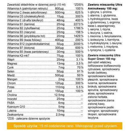 Ultra Multiwitamina - 500 ml Yango