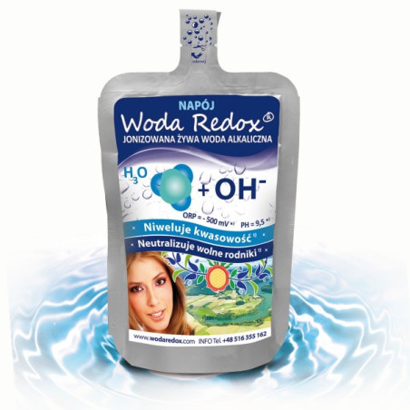 Napój WODA REDOX®  Jonizowana Żywa Woda Alkaliczna 30 szt