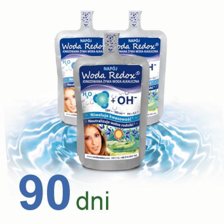Napój WODA REDOX®  Jonizowana Żywa Woda Alkaliczna 180 szt