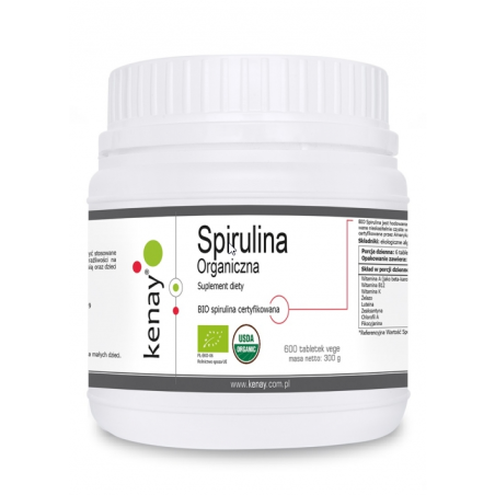 Spirulina Organiczna (180 - 300 tabletek)