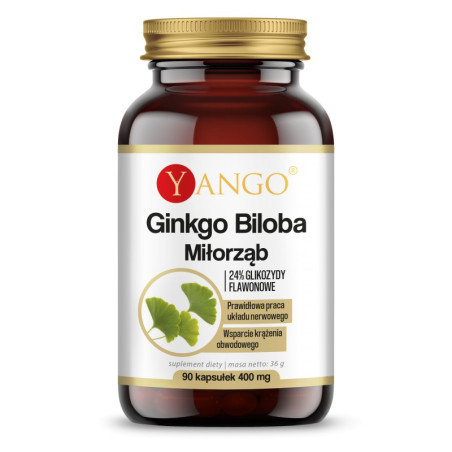 Ginkgo biloba - ekstrakt - 90 kapsułek