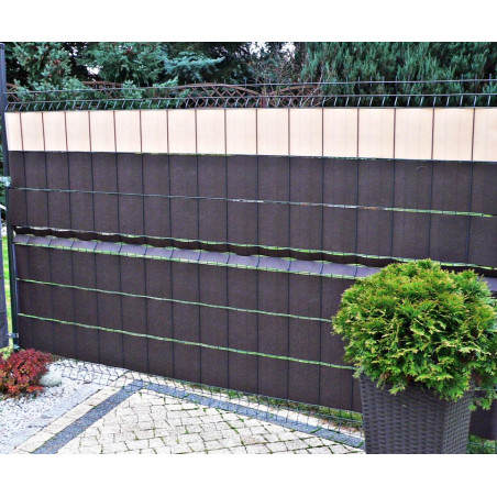 Taśma ogrodzeniowa 19,3cm x 48m pięć kolorów + KLIPSY GRATIS