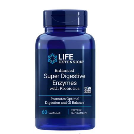 Enzymy - Enhanced Super Digestive Enzymes with Probiotics LifeExtension (60 kapsułek)