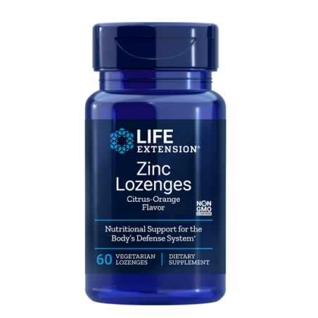 Cynk Lozenges LifeExtension (60 pastylek do ssania)