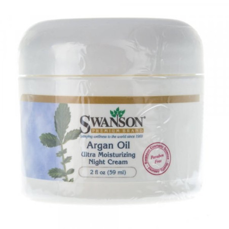 Swanson Olej arganowy na noc w kremie - 59 ml