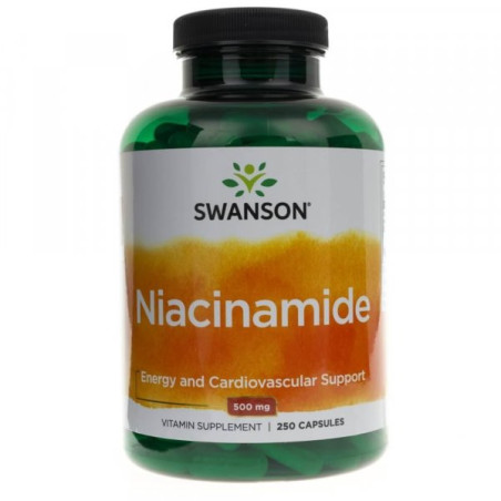 Swanson Niacinamide (Niacynamid) 500 mg - 250 kaps