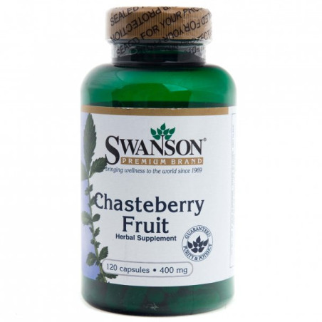 Swanson Niepokalanek (Chasteberry Fruit) 400mg - 120 kaps