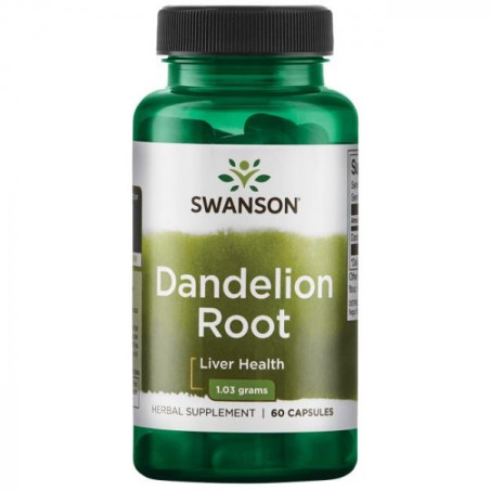 Swanson Dandelion Root (Mniszek Lekarski) 515 mg - 60 kaps