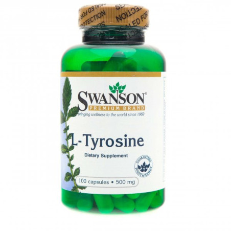 Swanson L-Tyrosine (L-Tyrozyna) 500mg - 100 kaps
