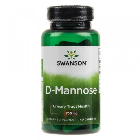 Swanson D-Mannose (D-Mannoza) 700 mg - 60 kaps