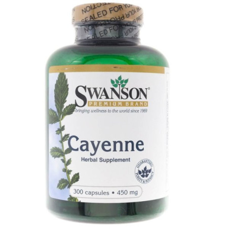 Swanson Cayenne (Pieprz Kajeński) 450 mg - 300 kaps