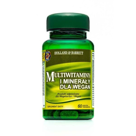 Holland & Barrett Multiwitaminy i Minerały 60 Tabletek Produkt Wegański