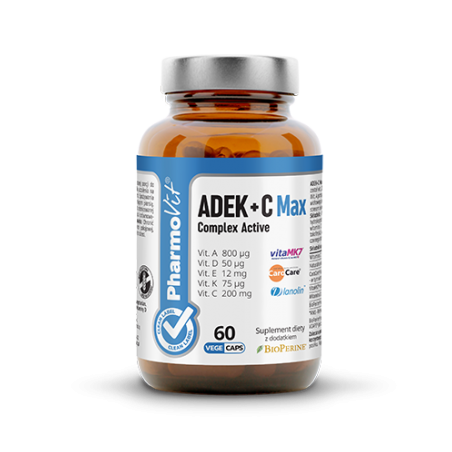 ADEK+C Max Complex Active 60 kaps Vcaps® Clean Label™