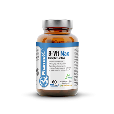 B-Vit Max Complex Active 60 kaps Vcaps® Clean Label™