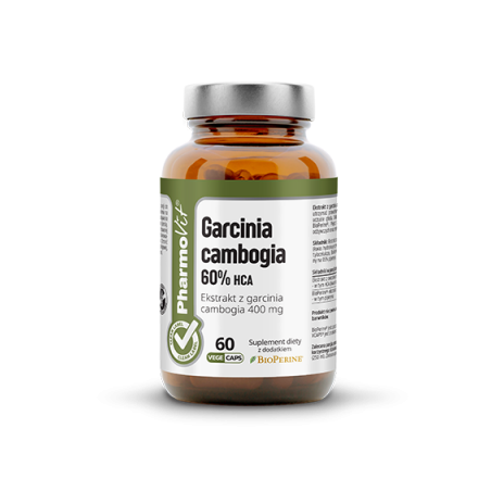 Garcinia cambogia 60%HCA 60 kaps VCAPS® Clean Label™