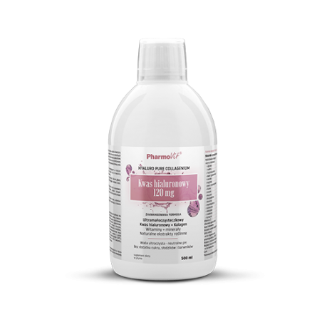 Kwas hialuronowy 120 mg Zaawansowana formuła płyn 500 ml Pharmovit