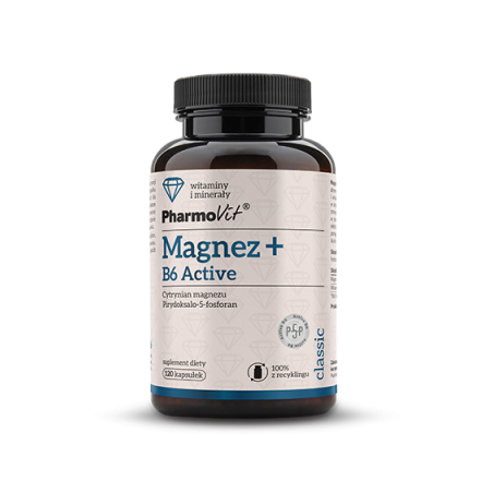 Magnez + B6 Active 120 kaps | Classic Pharmovit