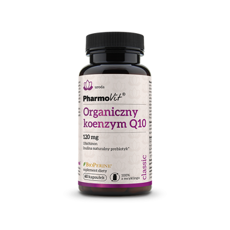 Organiczny koenzym Q10 120 mg 60 kaps  Pharmovit