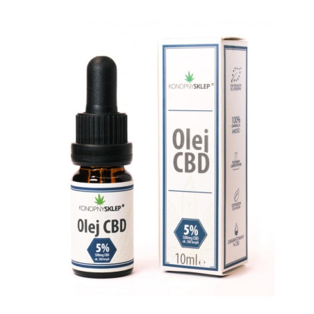 Olej konopny 5% CBD 10ML 500mg