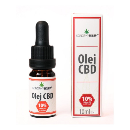 Olej konopny 10% CBD 10ML 1000mg