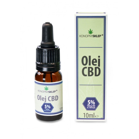 OLEJEK 5% CBD 10ML 500mg + oliwa z oliwek