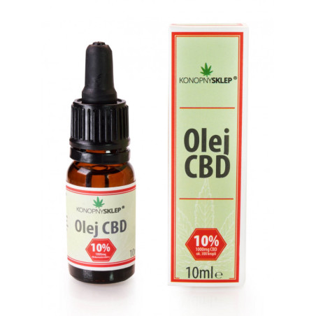 OLEJEK 10% CBD 10ML 1000mg + oliwa z oliwek