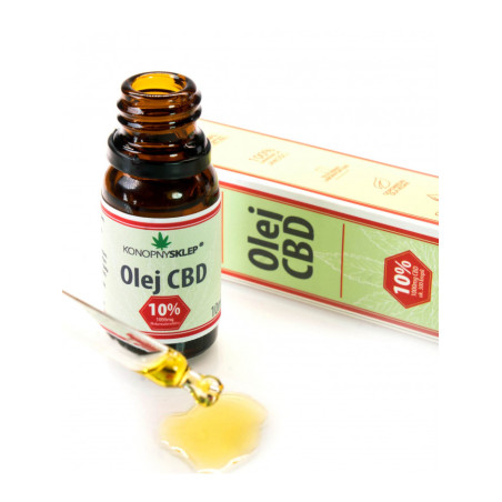 OLEJEK 10% CBD 10ML 1000mg + oliwa z oliwek