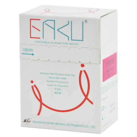 0,12 x 15 mm - pak. po 1 szt. z prow - EAKU Plastikowe igły do akupunktury