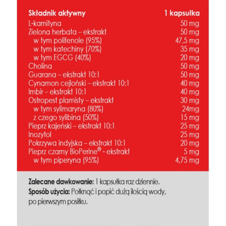 Termogeneza - 50 kapsułek - Panaseus