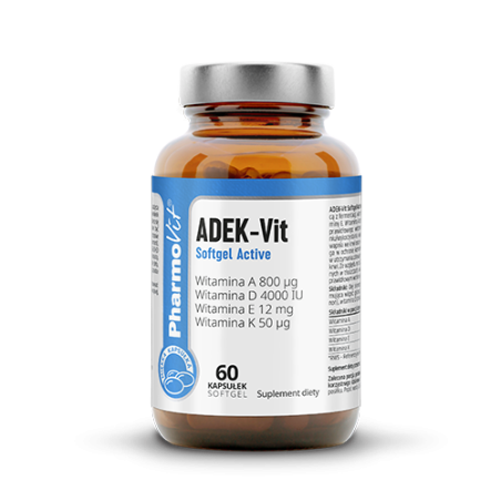 ADEK-Vit Softgel Active 60 kaps | Clean label Pharmovit