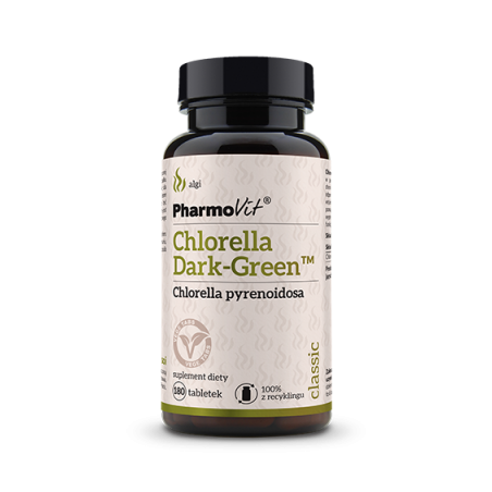 Chlorella DARK-GREEN™ 180 tabl vege | Classic Pharmovit