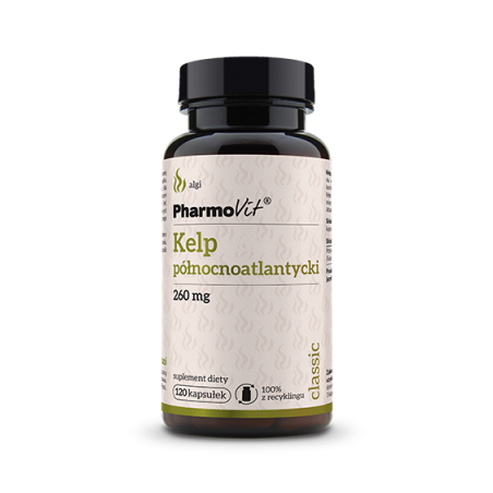 Kelp północnoatlantycki 260 mg 120 kaps | Classic Pharmovit