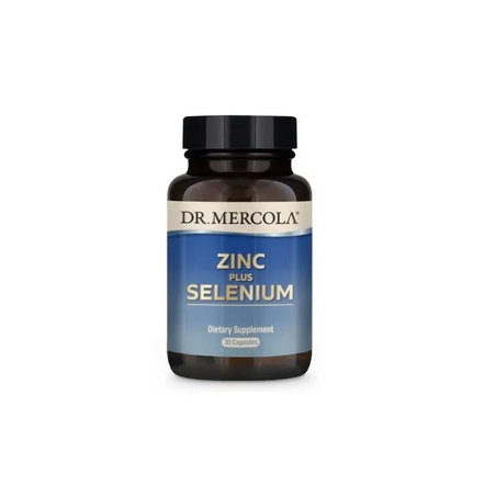 Cynk z selenem - Zinc plus Selenium (dr Mercola) (30-90 kapsułek) - suplementy diety