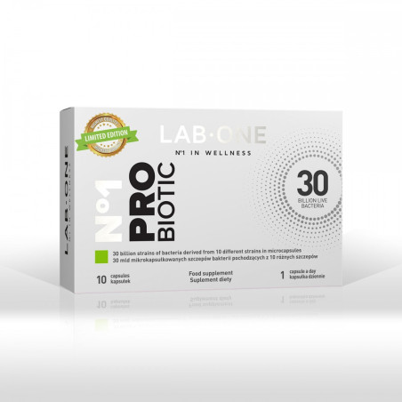 N°1 ProBiotic 10 kapsułek  -  LAB ONE