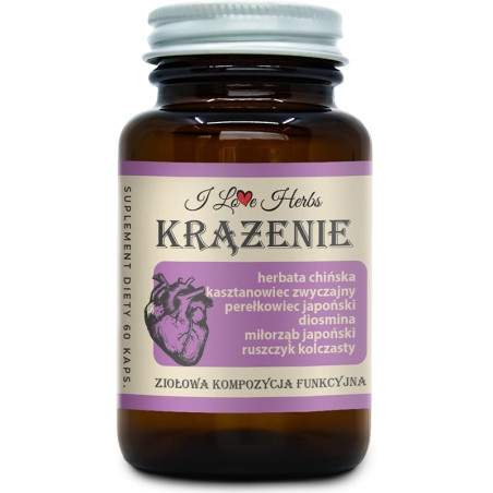 KRĄŻENIE - I LOVE HERBS FUNKCYJNA MIESZANKA ZIOŁOWA