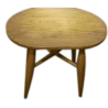 Stolik okrągły drewniany 60x40xH50 cm.