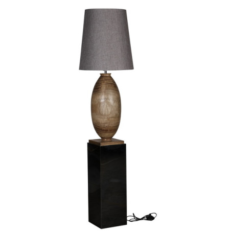 Lampa stojąca ze stojakiem ze stali 45x184 cm.