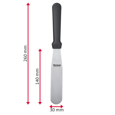 Skrobak / szpatułka "Master Line", 14 x 3 cm