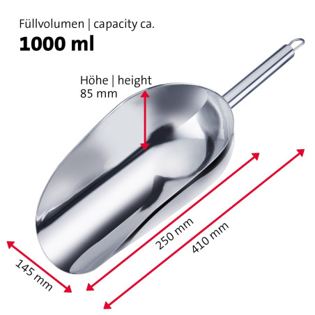 Westmark, Szufelka metalowa Hygia, 47ml