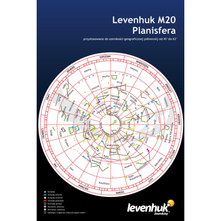 (PL) Duża planisfera Levenhuk M20