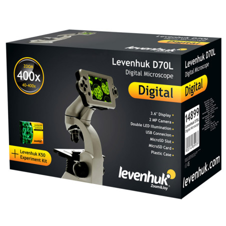 (EN) Biologiczny mikroskop cyfrowy Levenhuk D70L