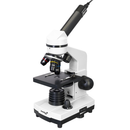(EN) Mikroskop cyfrowy Levenhuk Rainbow D2L 0.3M, Moonstone\Kamień Księżycowy