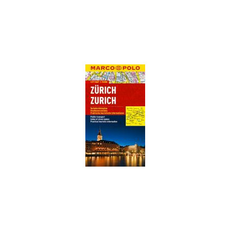 Mapa Zürich / Zurych - Plan Miasta