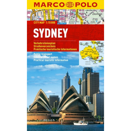 Mapa Sydney / Sydney Plan miasta
