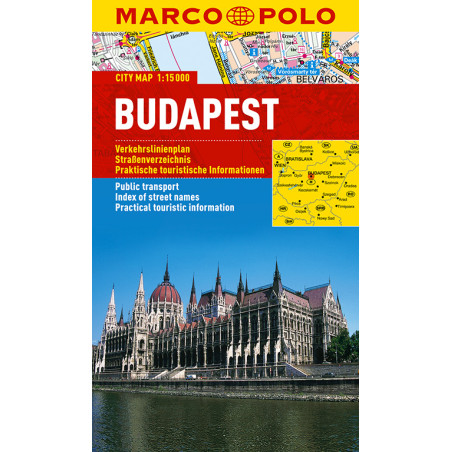 Budapest / Budapeszt Plan Miasta