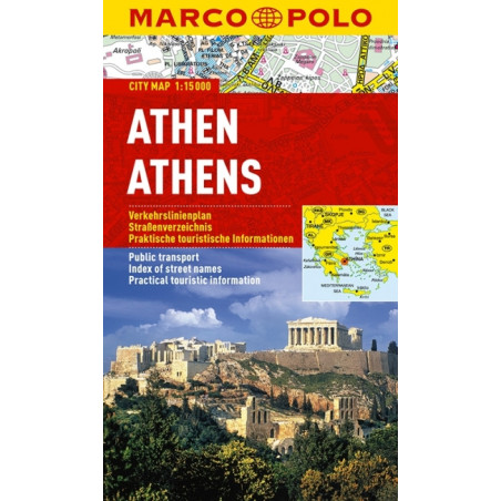 Mapa Athen / Ateny Plany  Miasta