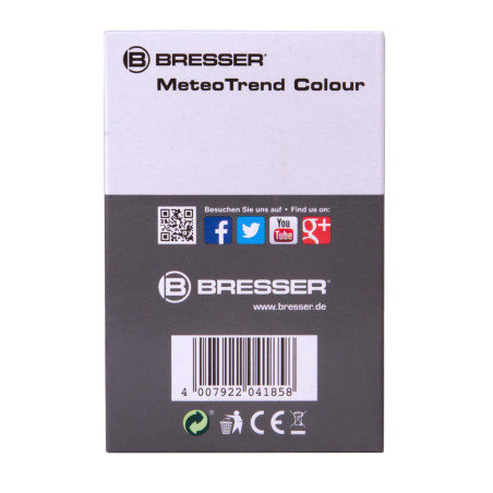 Stacja pogodowa Bresser MeteoTrend Colour RC, czarna