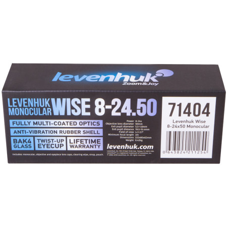 Monokular Levenhuk Wise 8–24x50