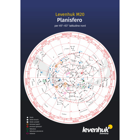 (IT) Duża planisfera Levenhuk M20